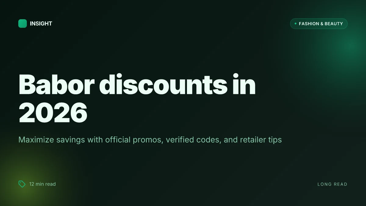 How to save with Babor discount codes in 2026
