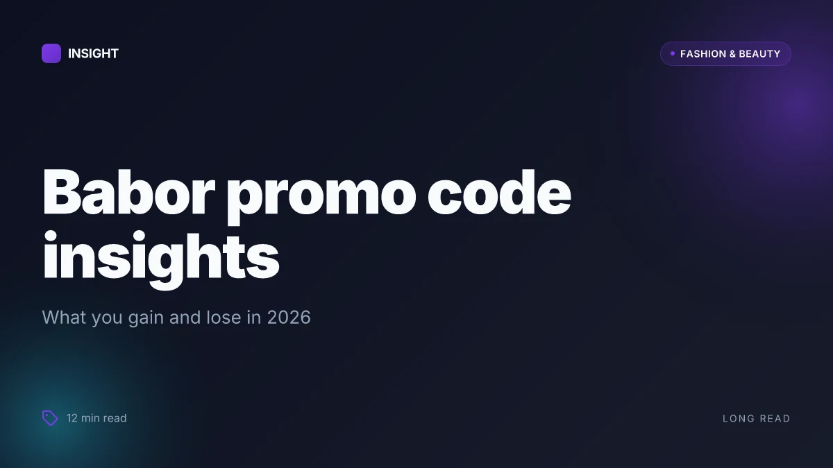 What you gain and lose with a babor promo code in 2026