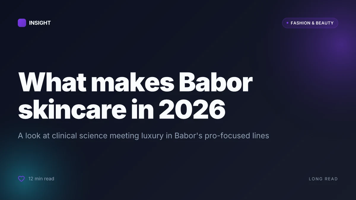 What makes Babor skincare stand out in 2026