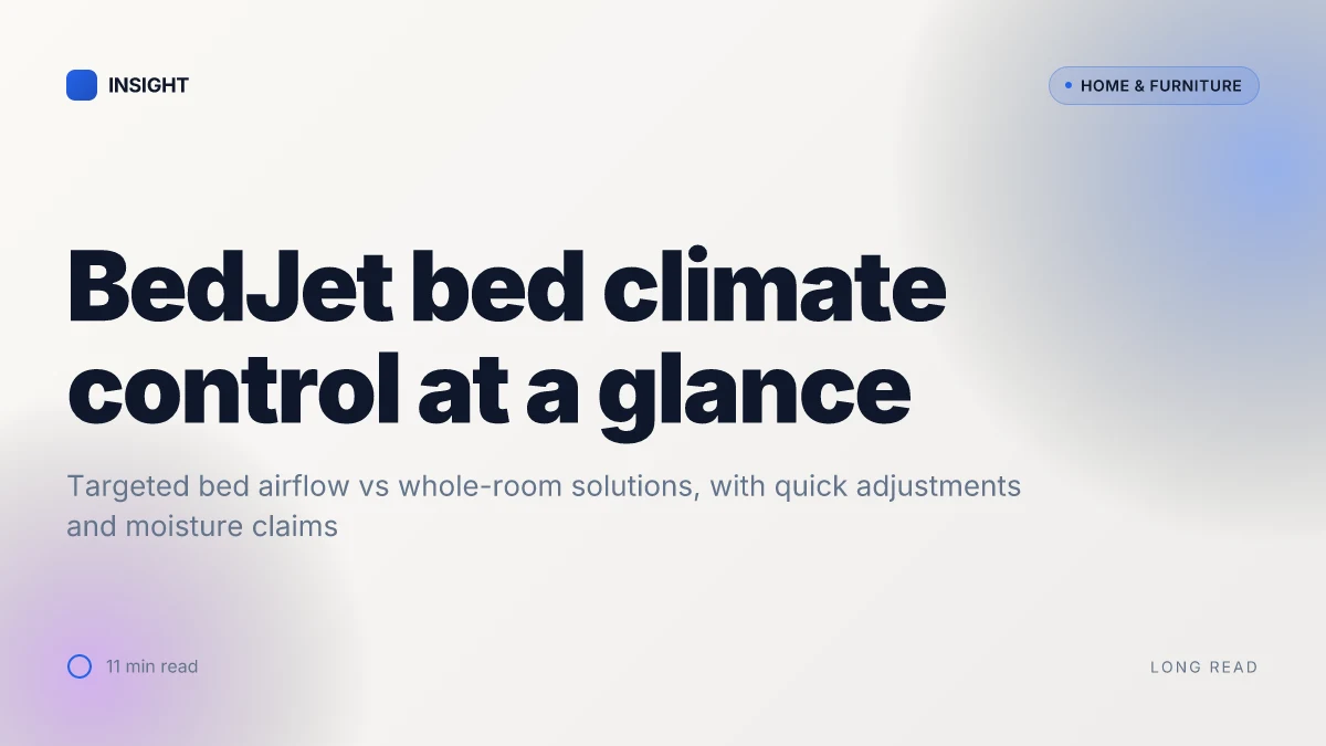 What is BedJet heating and cooling, and how does it actually improve sleep comfort