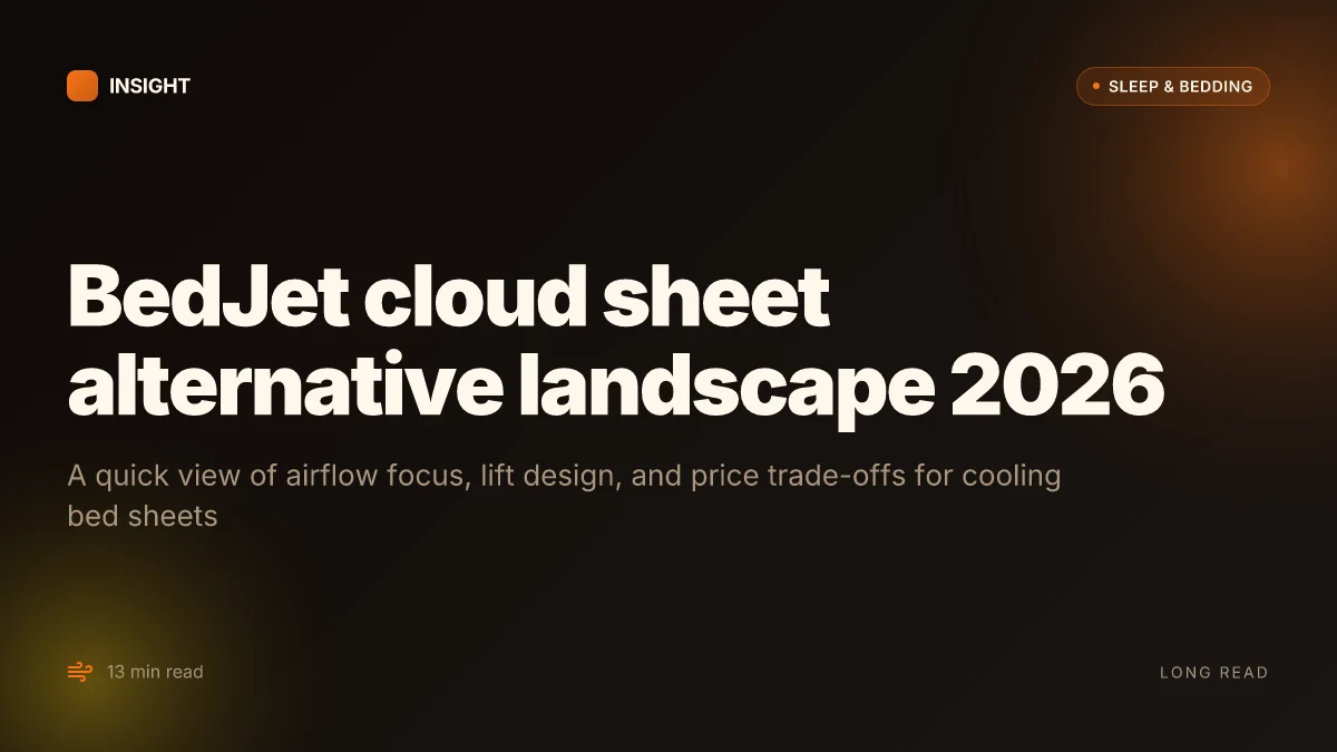 What is a bedjet cloud sheet alternative, and why it matters in 2026