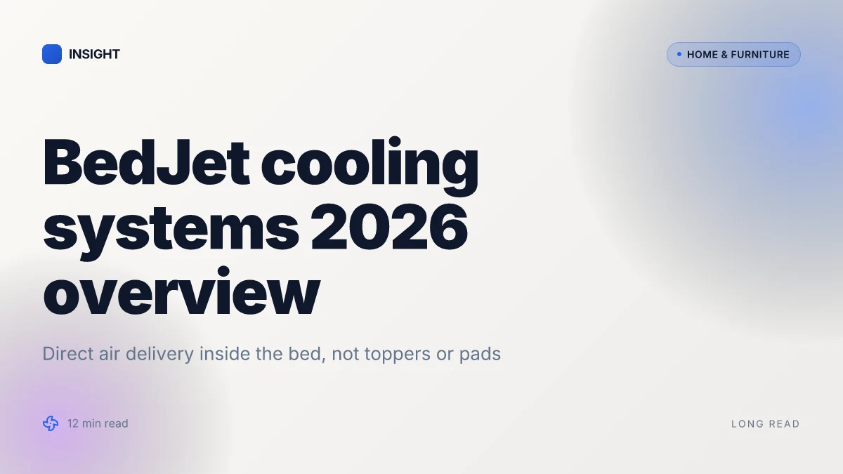What makes BedJet cooling systems stand out in 2026