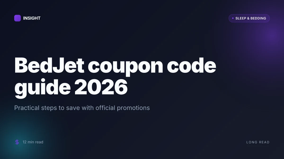 How to save with BedJet: the smart way to use a coupon code in 2026