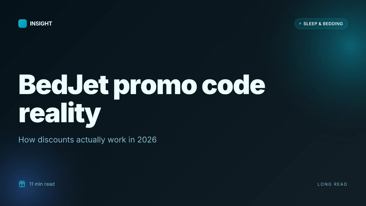 What makes bedjet promo code offers actually work in 2026