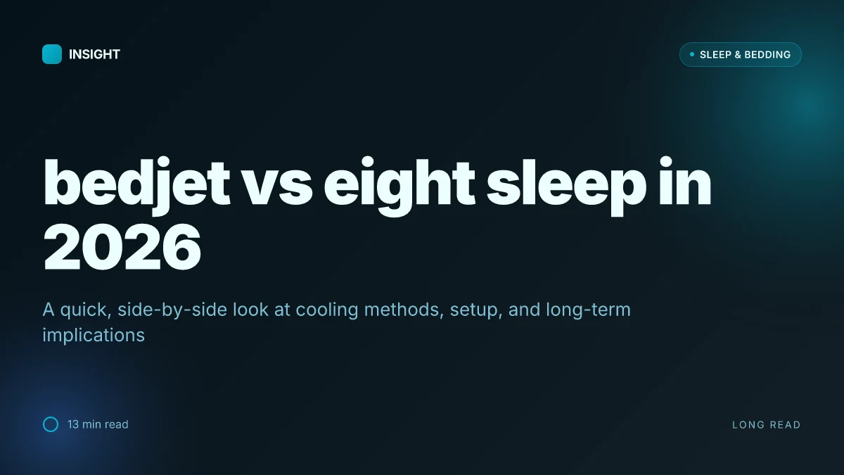 How bedjet compares with eight sleep in 2026