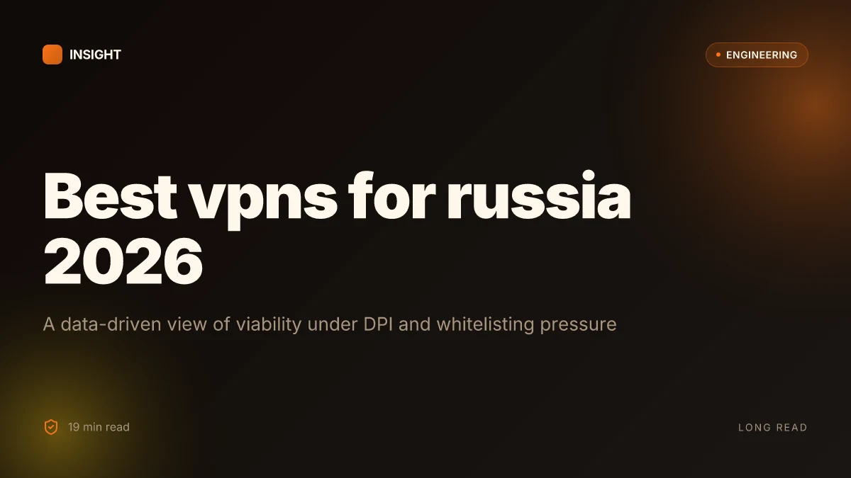 Best vpns for russia reddits top picks what actually works in 2026