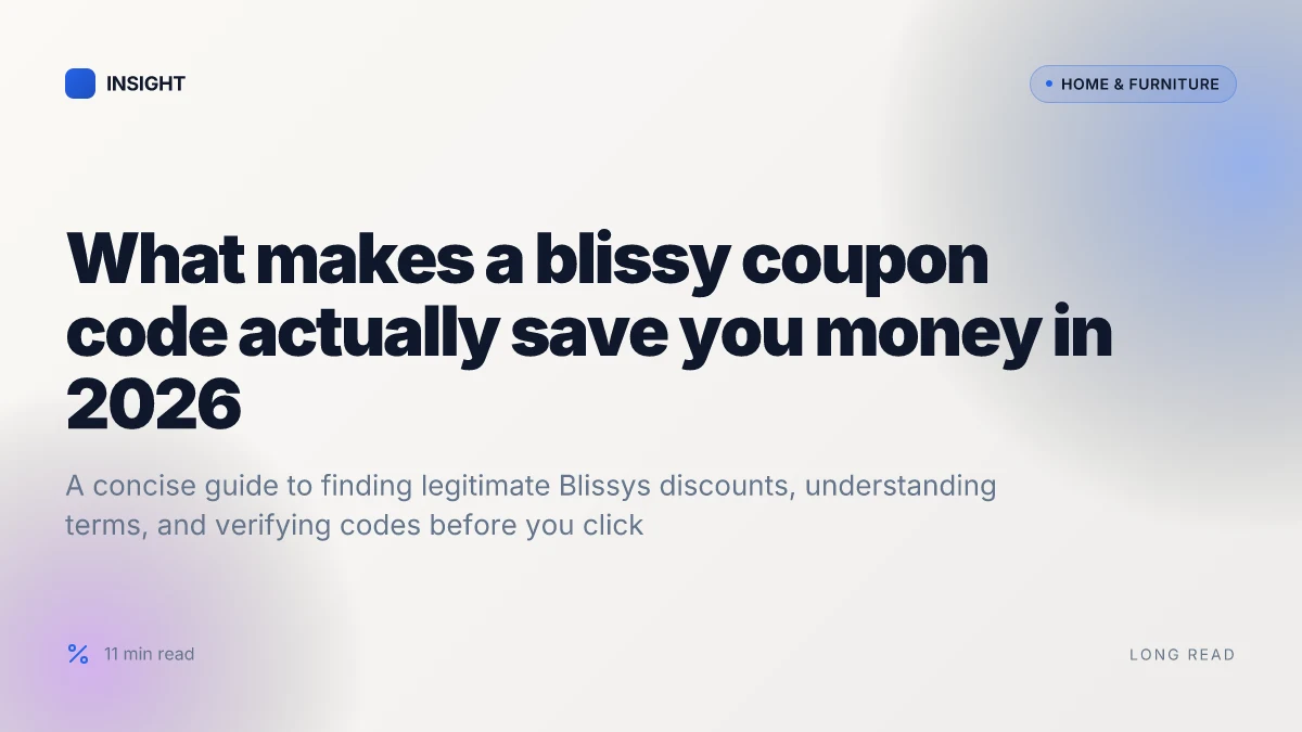 What makes a blissy coupon code actually save you money in 2026