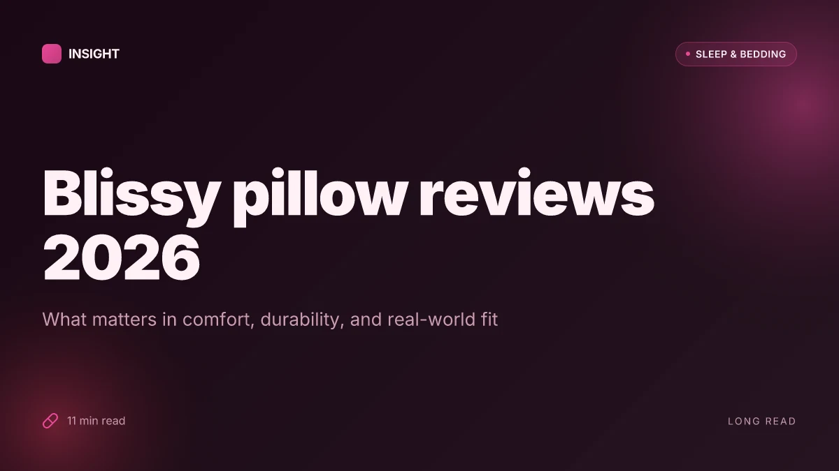 What makes Blissy pillow reviews in 2026 different from the hype