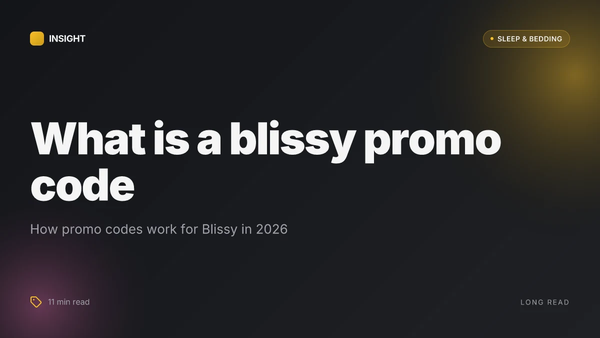 What is a blissy promo code and how to use it for 2026 savings