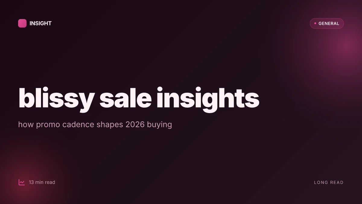 What makes the blissy sale resonate in 2026 and how to navigate the season