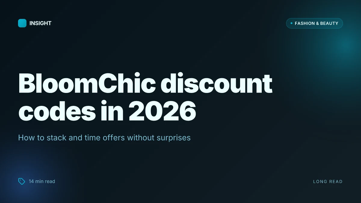 How BloomChic discount codes actually save you money in 2026
