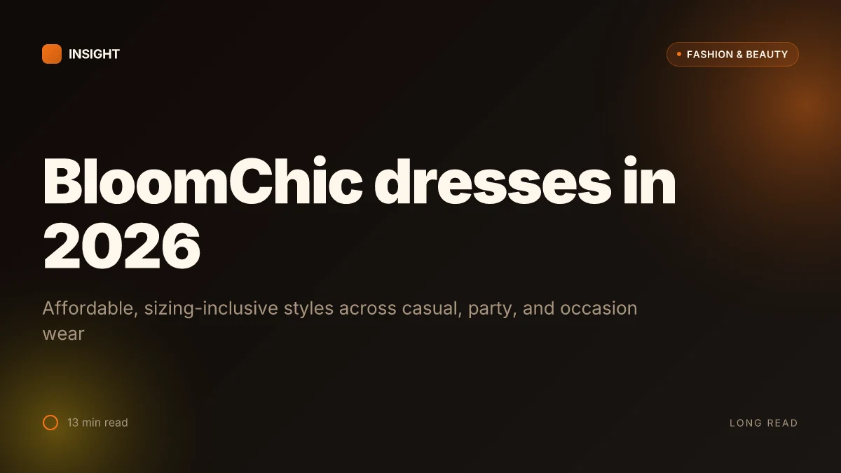 What makes BloomChic dresses stand out in 2026