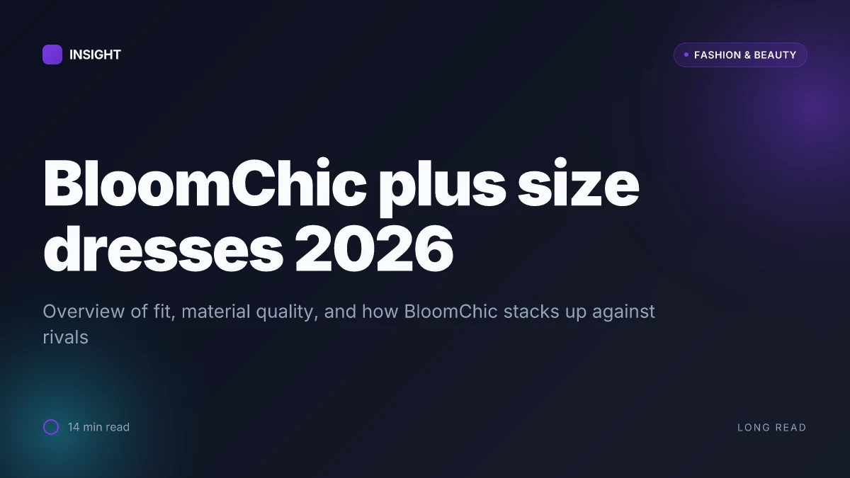 What makes BloomChic plus size dresses stand out in 2026