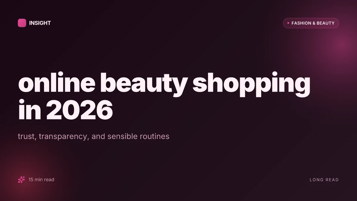 How to buy beauty products online in 2026: a shopper's guide with real-world pros and cons