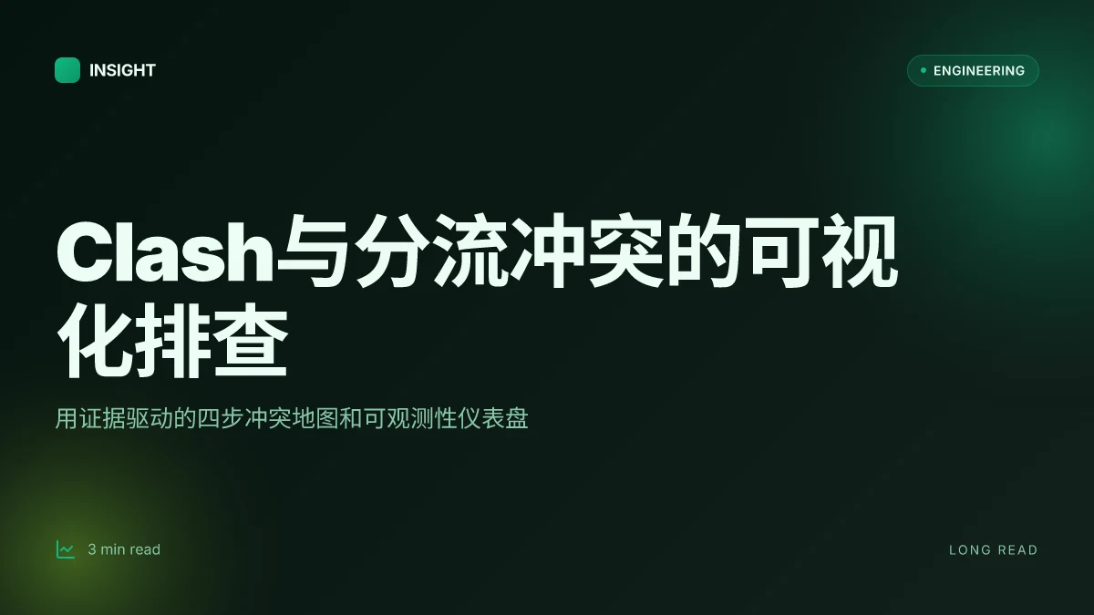 Clash和加速器冲突的完整排查与优化指南：Clash、VPN、代理与分流配置的兼容性解法