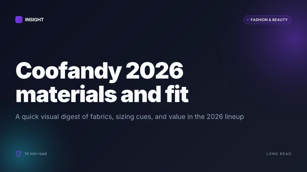 What makes Coofandy mens clothing stand out in 2026