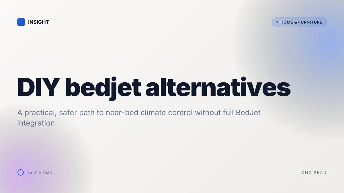 How to build a DIY BedJet alternative that actually works