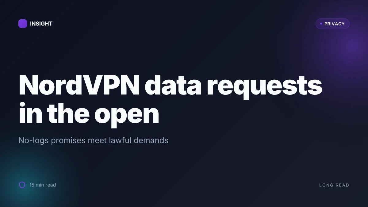Does NordVPN give your data to the police move you past the rumor