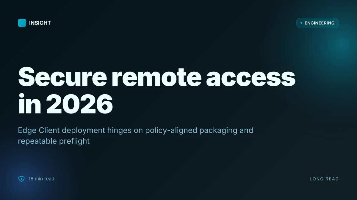 How to download and install F5 VPN BIG-IP Edge Client for secure remote access in 2026
