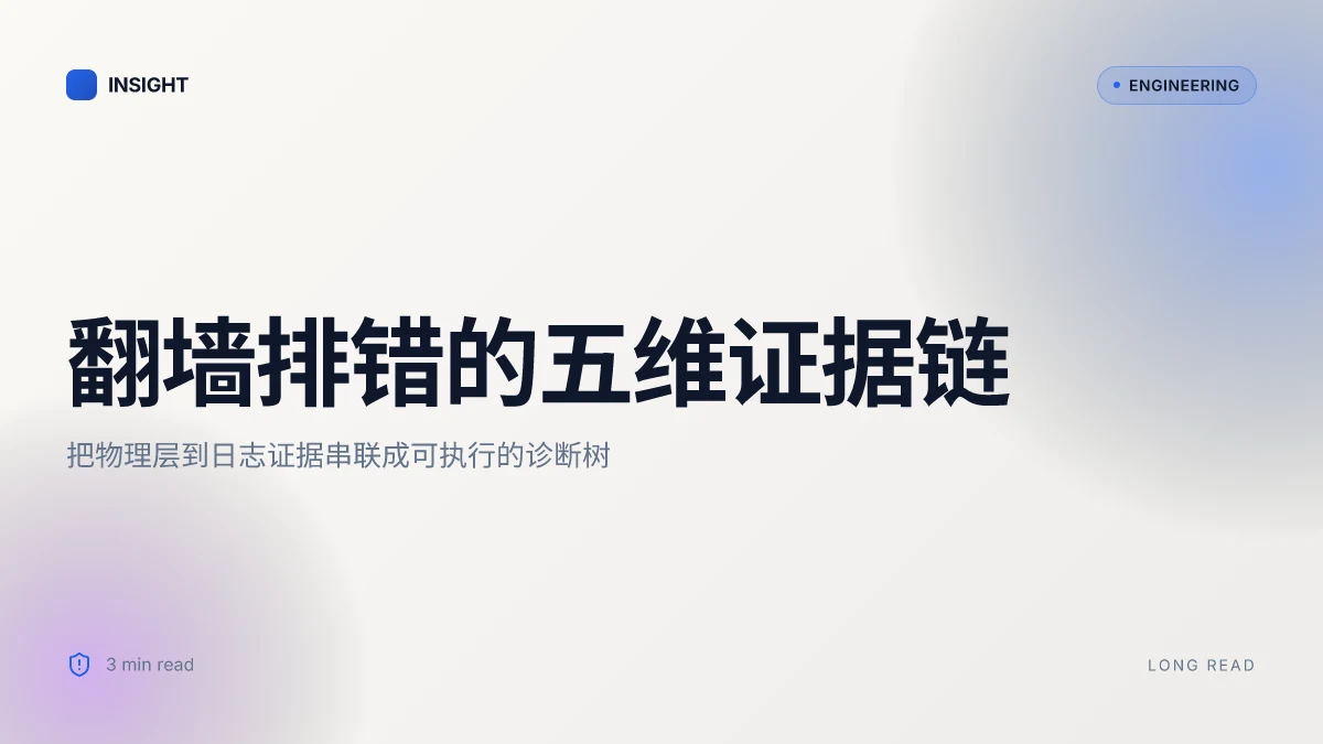 翻墙重启后连不上网：VPN连接故障排查、网络设置与防火墙端口问题解决指南
