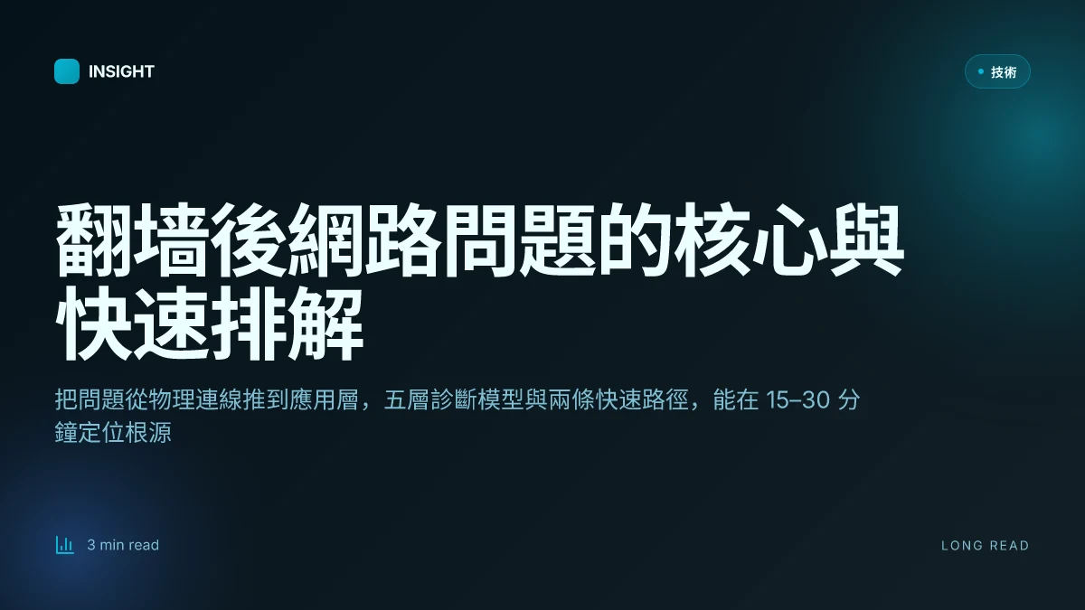 翻墙后浏览器无法上网：原因、排解与预防全彩指南