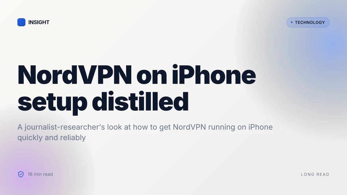 How to add nordvpn to your iPhone step by step guide and quick setup tips for iPhone VPNs