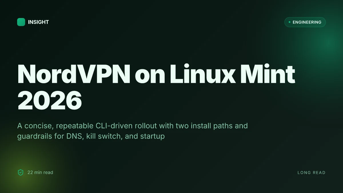 Installing nordvpn on linux mint: complete command line guide for 2026