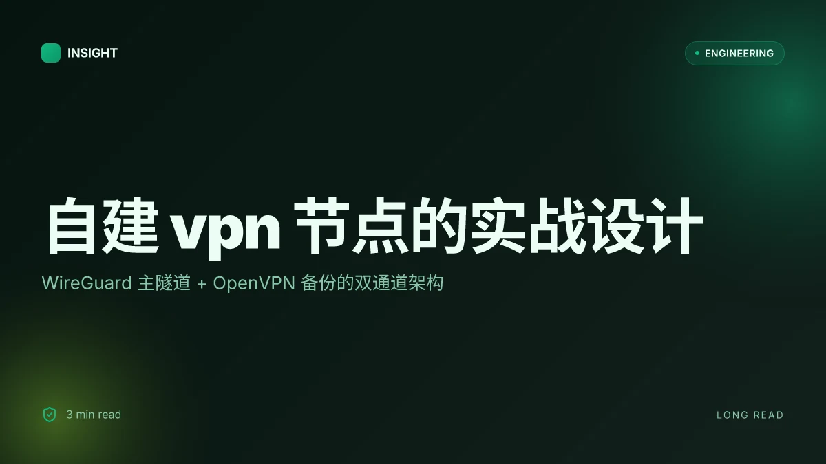 如何搭建自己的 vpn 节点：一份超详细指南 2025 版，包含自建 VPN 节点、WireGuard、OpenVPN、云服务器选型与性能优化