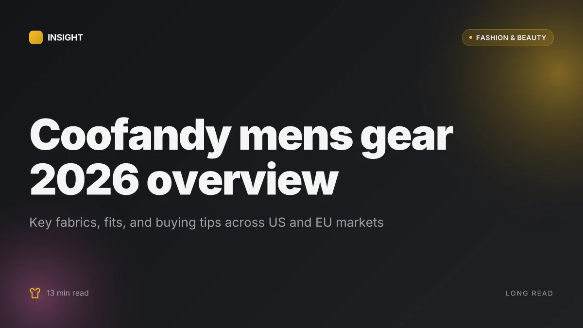 What makes Coofandy mens gear stand out in 2026