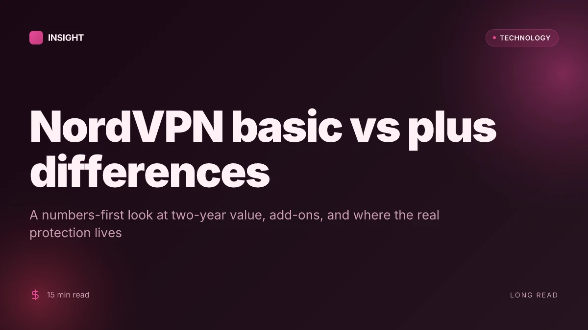 Nordvpn basic vs plus differences: VPN plans comparison, features, pricing, and which one to choose