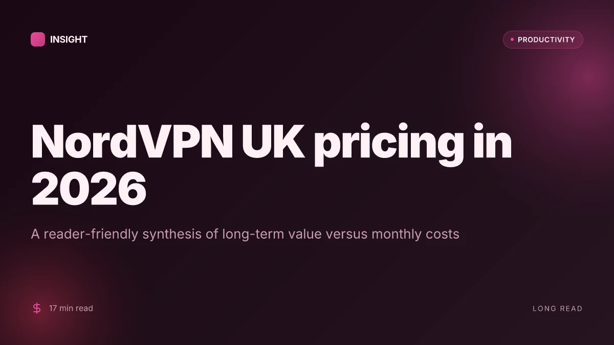 NordVPN cost per month in the UK 2026: your ultimate price guide