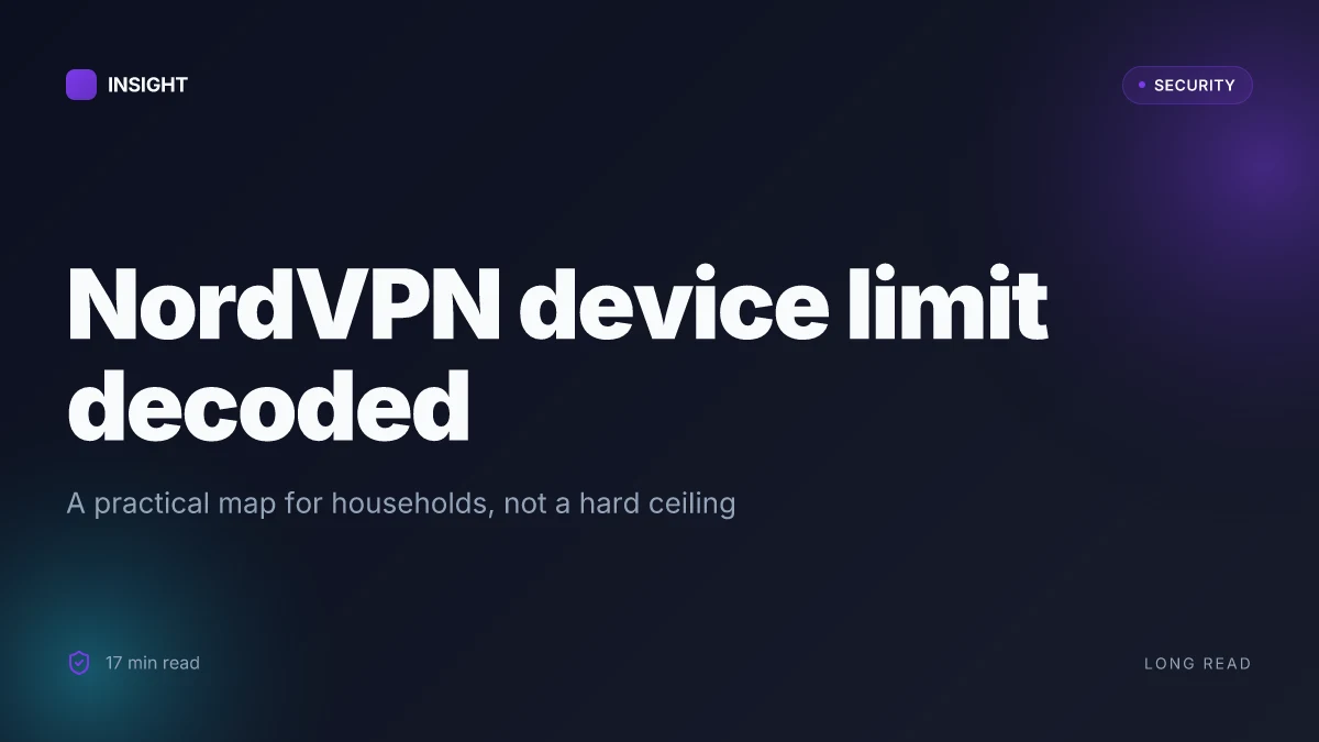 How many devices can you actually use with NordVPN the real limit