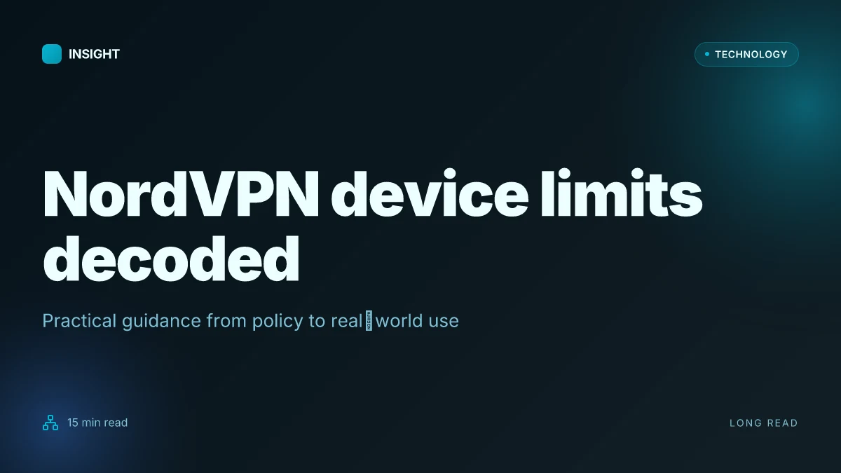 NordVPN how many devices can you actually use simultaneously: a reality check