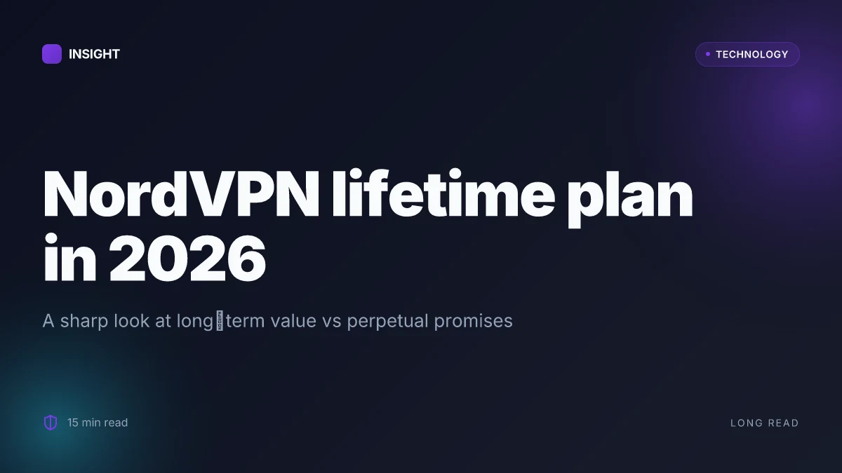 Nordvpn 的終身計劃:2026 年最新優惠與必知全攻略