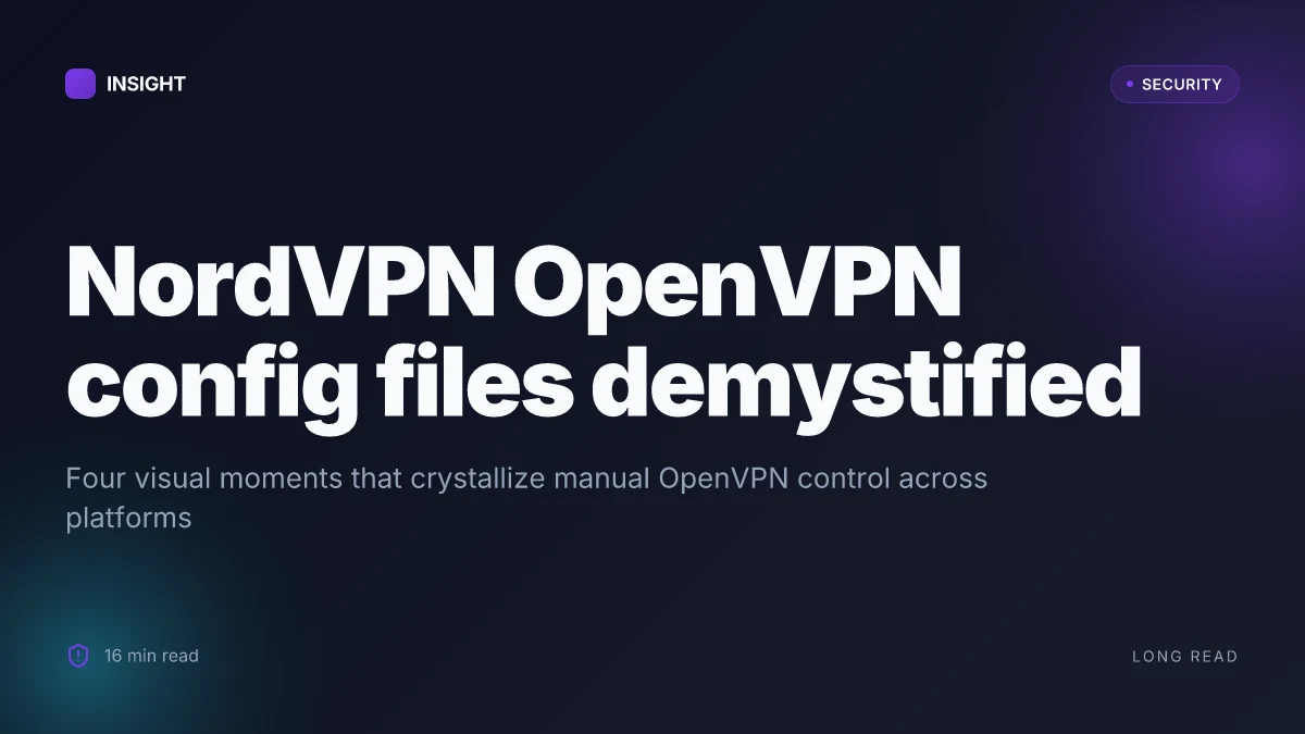 How to use NordVPN OpenVPN config files: your complete guide