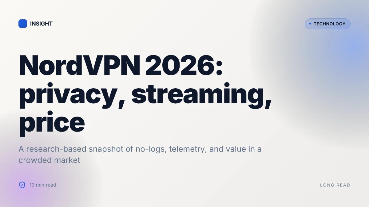 Is NordVPN a good VPN for privacy streaming and price in 2026
