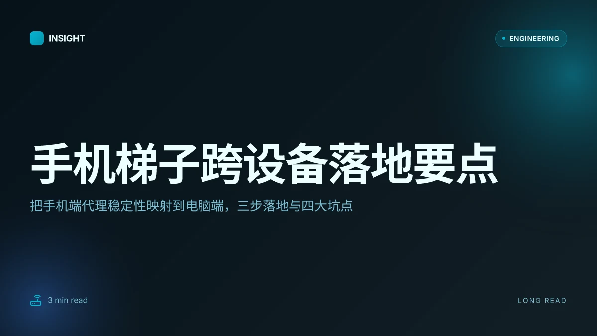 手机梯子给电脑用:亲测有效的方法和避坑指南 2025版,手机端到电脑端完整搭建教程、VPN对比与注意事项