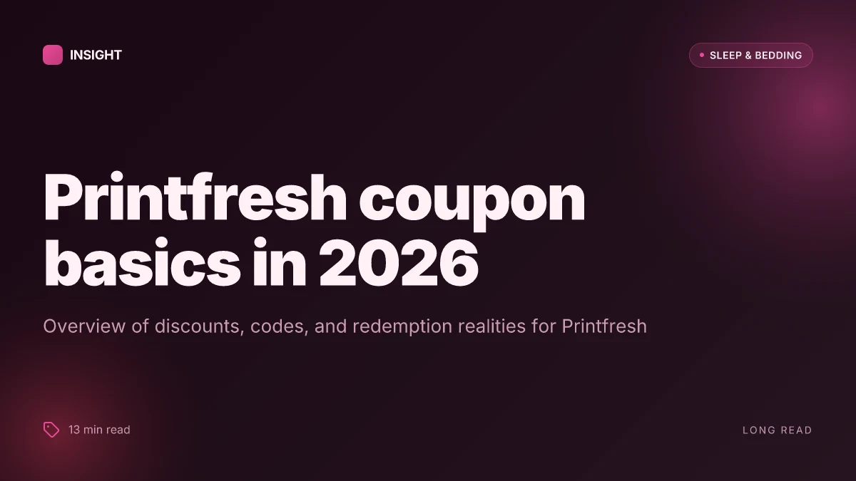 How printfresh coupons work in 2026 and what they actually save you