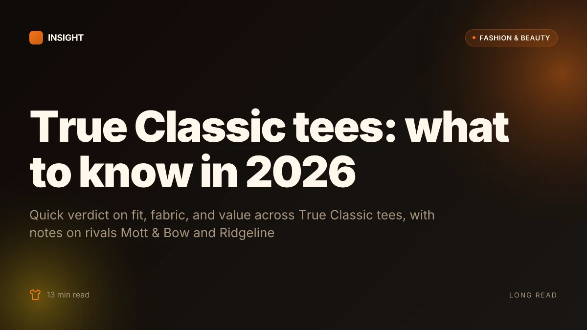 What makes True Classic tees stand out in 2026