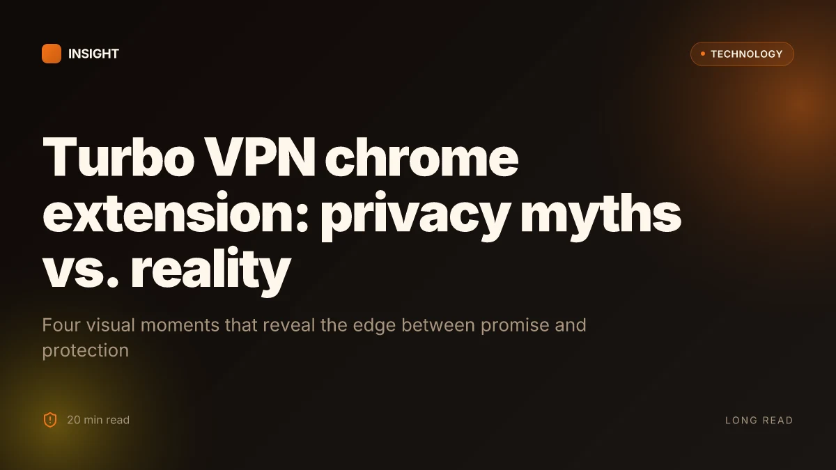 Turbo VPN chrome extension: your quick guide to better browsing