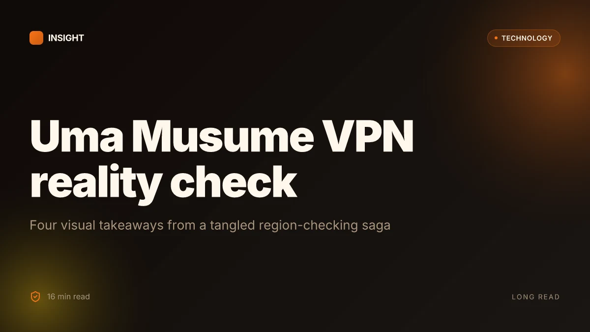 Why your vpn isn’t working with uma musume in 2026 and how to fix it