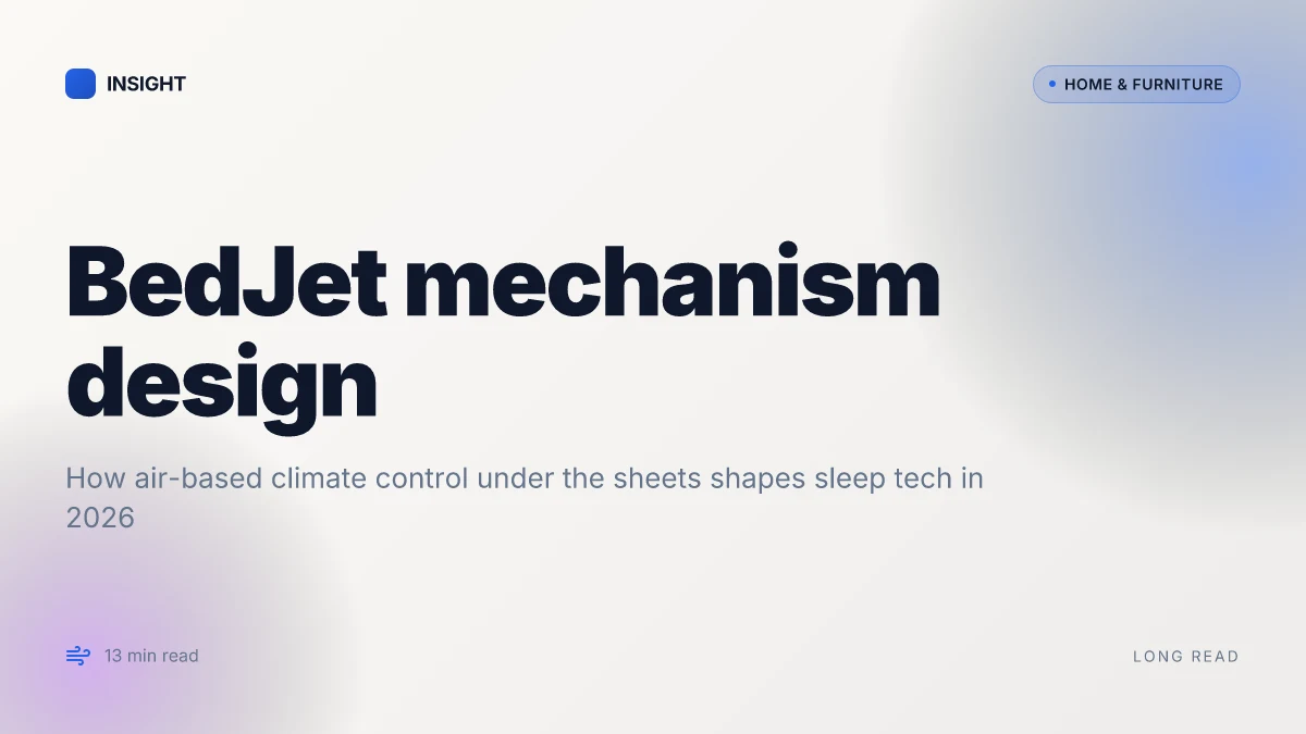 What is a bed jet mechanism design, and why it matters for sleep tech in 2026