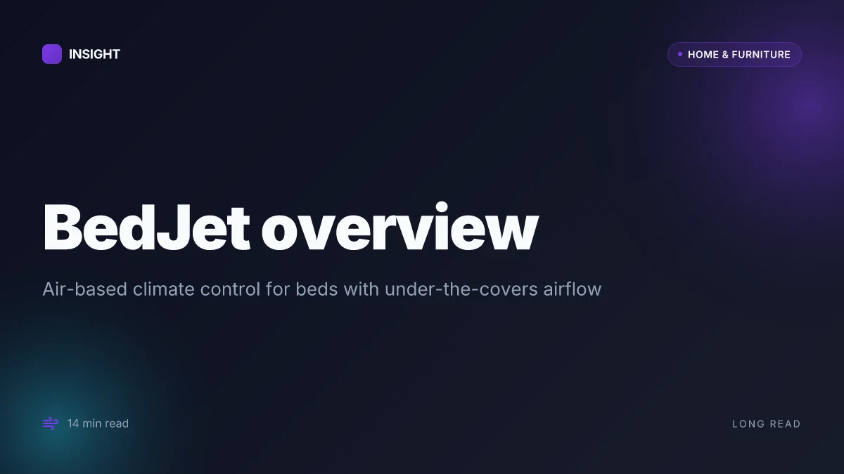 What is BedJet: how air-based climate control cools or warms a bed system