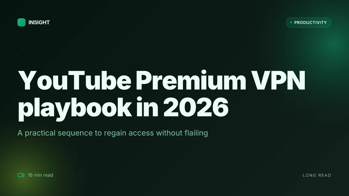 Youtube premium with vpn not working heres how to fix it fast